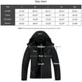 thumbnail image 7 of Women's Ski Jacket Warm Waterproof Winter Snow Coat Mountain Windbreaker Hooded Raincoat Jacket, Darkgray XXL, 7 of 7