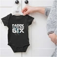 thumbnail image 5 of Daddy I've Got Your 6 Six Cop Dad Romper Boys or Girls Infant Baby Brisco Brands 12M, 5 of 6