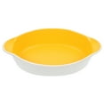 thumbnail image 1 of Ceramic Pie Pan Baking Dish with Double Handle Plate for Roasting Cheese Pan Baking Bowl, 1 of 9