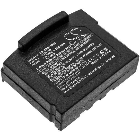 Replacement Battery for Sonumaxx 2.4 PR Receiver,2.4 range,230-469,350mAh