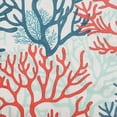 thumbnail image 6 of PIKWEEK Round Tablecloth Red Pink and Mint Corals Tropical Reef Nautical Decorative for Picnic Dining Kitchen Farmhouse White, 6 of 8
