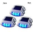 thumbnail image 3 of Wosthever Luz solar impermeable de la entrada del LED para la iluminación segura del camino al aire libre Luz LED impermeable del parpadeo Iluminación y accesorios rojo 3 piezas, 3 of 6
