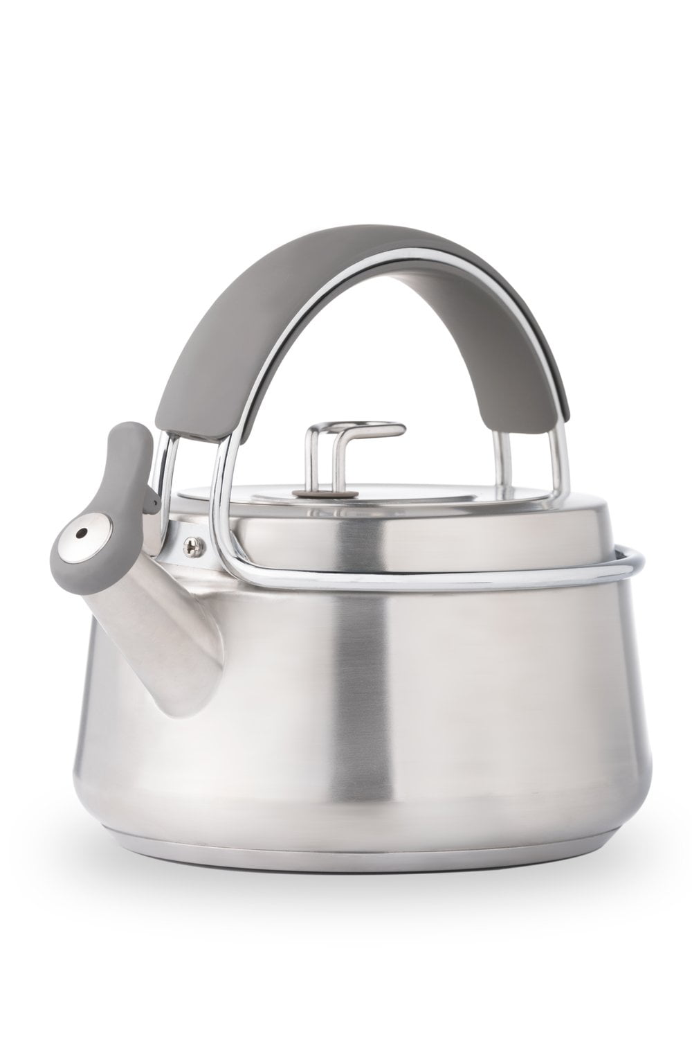 Everyday Solutions Café Series Whistling Tea Kettle Brushed Stainless