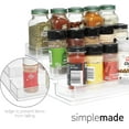 thumbnail image 6 of SIMPLEMADE 3-Tier Spice Rack Organizer - Versatile Storage Shelf for Kitchen, Bathroom, Bedroom & Office, Set of 1, Expandable Clear, 6 of 6