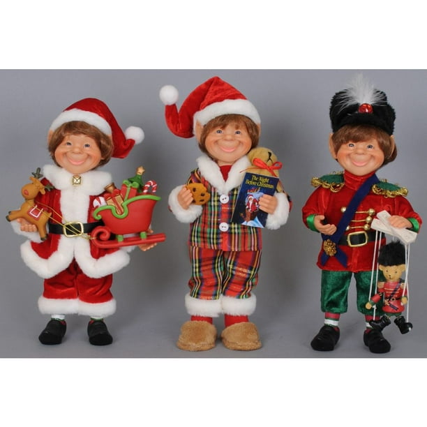 Download Karen Didion Originals 3 Piece Traditional Elf Assortment Figurine 9 Inches Walmart Com Walmart Com