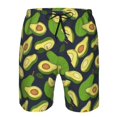 thumbnail image 4 of Kdxio Fresh Avocado Pattern Mens Casual Shorts - Drawstring Summer Beach Sports Shorts for Men, 4 of 9