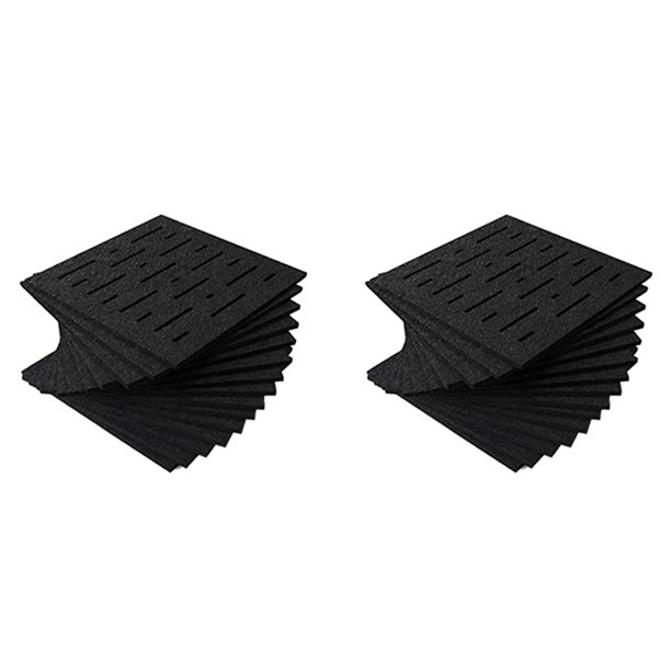 24 Pcs SoundAbsorbing Panels,SoundProof Absorbing Tiles for and Bass