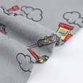 thumbnail image 3 of WOYY Big Boy's 2Pcs Pajamas Cartoon Train Print Long Sleeve T Shirt Pants Sleepwear, 3 of 8