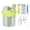 Green, variant on Cute Dual Drink Straw Water Bottle 26 oz Portable Kawaii Kids Hydration Jug Green