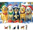 thumbnail image 1 of Puzzle Miniwan Christmas Dogs, 500 piezas, 1 of 7