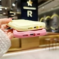 thumbnail image 4 of Compatible with iPhone 13 Cute Kawaii Curly Cream Frame Shape Soft Silicone Shockproof Protective Phone Case Cover for Women Girls Yellow, 4 of 16