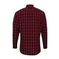 thumbnail image 2 of Premier Mens Mulligan Check Long Sleeve Shirt, 2 of 4