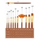 thumbnail image 2 of pinceles acrílicos para , pinceles para el cabello de para acuare acrílica al , para ra corporal, marrón BLESIY Pincel de artista, 2 of 8