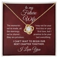 thumbnail image 6 of To My Future Wife Gift, The Memories We've Made Romantic Love Knot Necklace, 6 of 9