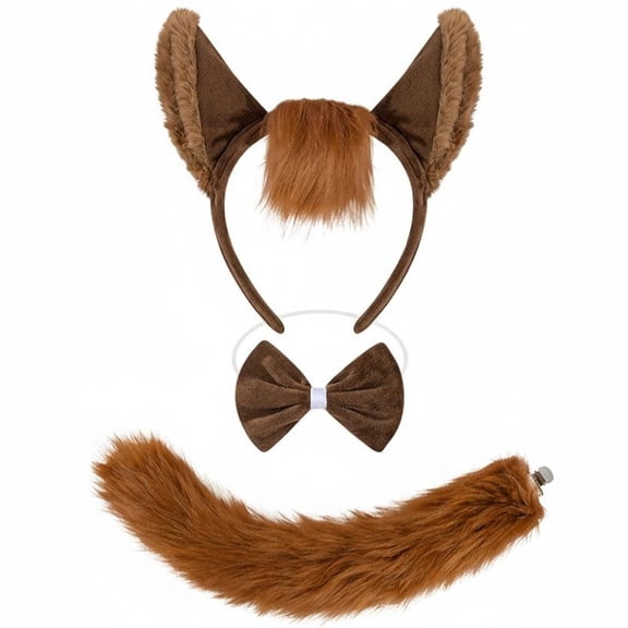 Slccxzc Horse Ears Shape Headband with Bow Tie Kit for Party Headwear