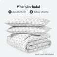 thumbnail image 5 of Bare Home Flannel Duvet Cover Set - 100% Flannel Cotton - Double Brushed - Full/Queen, Feelin' Foxy, 5 of 5