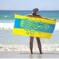 thumbnail image 5 of Needhep Light Beach Towel Towels,Cotton Bath Towels, Extra Large Beach Towel, Bluey Beach Towel, Beach Towels Pack (B), 5 of 8