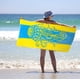 thumbnail image 5 of Fashion Printed Beach Towel Sky Flower Printed Microfiber Bath Towel Beach Cushion Shawl Wipe Sweat Towel, 5 of 8