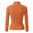 thumbnail image 5 of GJSYRH Womens Turtleneck Ribbed Long Sleeve Sweater Pullover Tops, 5 of 5