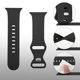 thumbnail image 4 of Tighesen Bandas Deportivas Compatibles Con Apple Watch Band Ultra 2/Ultra Se Series 9/8/7/6/5/4/3/2/1 38 Mm 40 Mm 41 Mm 42 Mm 44 Mm 45 Mm 49 Mm S/M M/L Para Mujeres/Hombres Correa De Silicona Para Iwa, 4 of 5