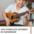 thumbnail image 4 of DIY Ukulele Neck Wooden Blank Concert Ukulele Neck Handwork Guitar Ukulele Neck, 4 of 8