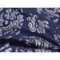 thumbnail image 5 of oneOone Rayon Dark Blue Fabric Block Quilting Supplies Print Sewing Fabric By The Yard 56 Inch Wide-L2, 5 of 8