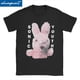 thumbnail image 2 of Camiseta de moda con conejito rosa para hombre y mujer, cuello redondo, 100 % algodón, camiseta de banda de rock punk de Sonic Youth, ropa recién llegada, 2 of 5