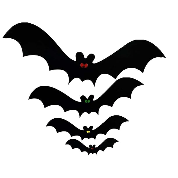 Clearance! Halloween Decorations! Halloween Black Magnetic Bats, Indoor Or Outdoor Magnets, 16 Pieces Buy 2 Get 3