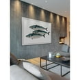 thumbnail image 4 of Marmont Hill "Fish Trio" by Michael Pantalos Framed Painting Print, 4 of 5