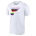 thumbnail image 2 of Men's White St. Louis Blues Team Pride Logo T-Shirt, 2 of 3