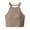 Bronze, variant on Womens Halter Longline Sports Bra Padded Gym Athletic Workout Yoga Crop Tank Tops with Built in Bra Racerback Camisole Sales of the Day Green L