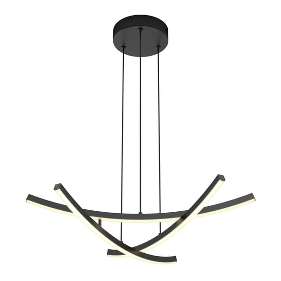 Artika Orly Modern LED Pendant Light Multiple CCT Black