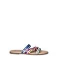 thumbnail image 3 of Time and Tru Women's Asymmetric Strappy Sandals, 3 of 7