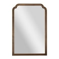 thumbnail image 6 of Flash Furniture 36" x 24" Large Accent Wall Mirror with Solid Wood Frame for Bathroom, Entryway, Dining Room & Living Room in Rustic Brown, 6 of 14
