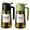 Black & Green, variant on KORALAKIRI 2 in 1 Oil Sprayer for Cooking, 16oz/470ml Glass Food-grade Olive Oil Spray Bottle Dispenser Mister Spritzer with Pourer for Kitchen, Salad, Frying, BBQ (Black & Green)