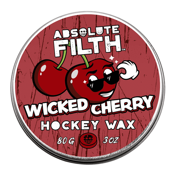 Absolute Filth - Wicked Cherry Hockey Wax - Premium Hockey Stick Wax for Maximum Grip & Protection