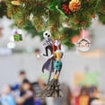 thumbnail image 2 of Adornos para árboles de Navidad, 6 piezas de colgantes de acrílico, bonitos adornos de pesadilla para árboles de Navidad, decoración colgante para interiores de casas, fiestas de Halloween, adornos pa, 2 of 7