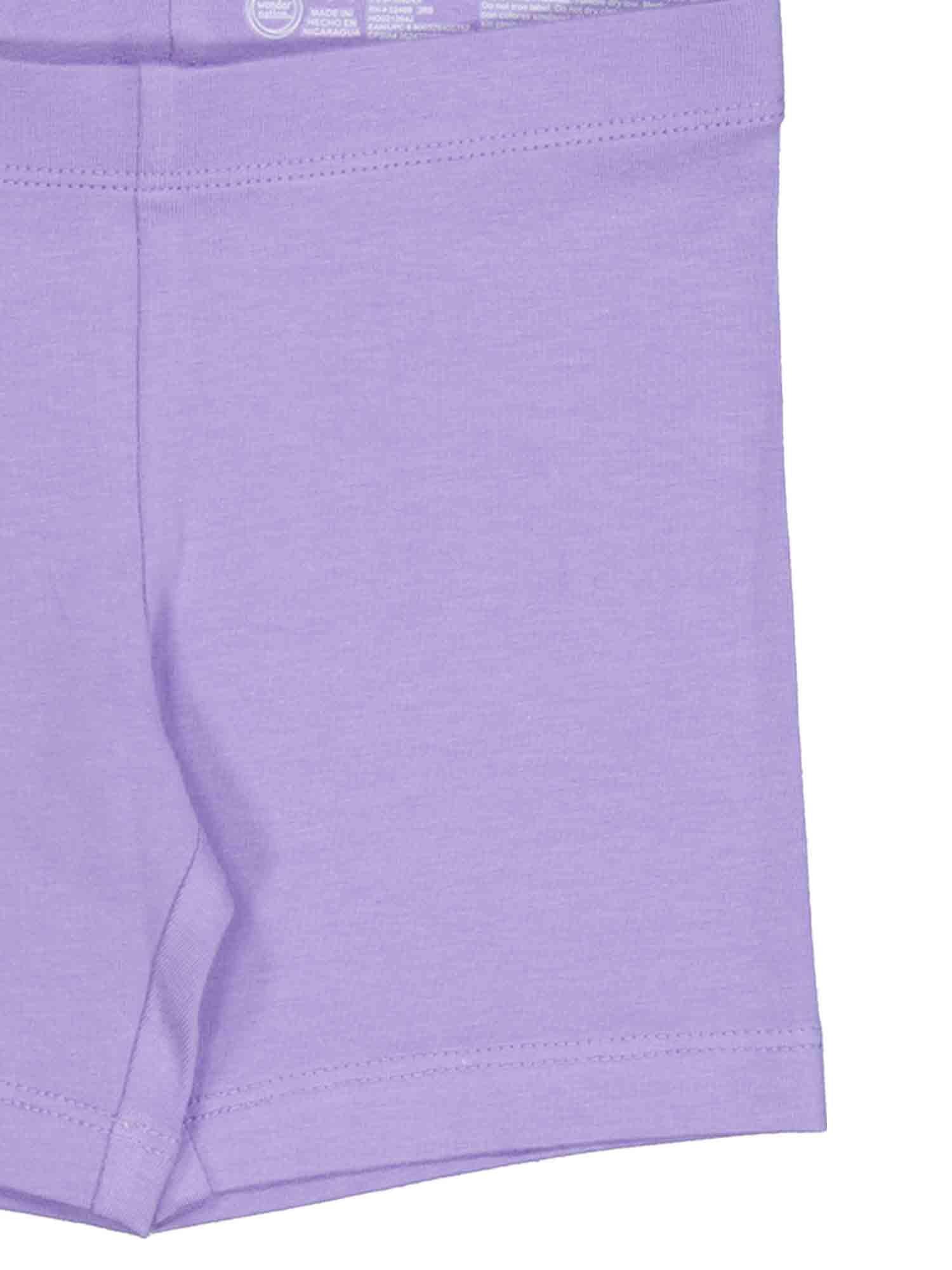 Wonder Nation Girls Bike Short, 2-Pack, Sizes 4-18 & Plus