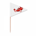 thumbnail image 1 of Iceland Lobster Food Toothpick Triangle Cupcake Toppers Flag, 1 of 3