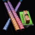 thumbnail image 3 of 1.5M Gradient Color Thickened Sport Badminton Tennis Racket Grip Tape Overgrip Fishing Rod Sweatband Anti-Slip Sweat Tape Wraps 2, 3 of 6