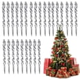 thumbnail image 1 of 36 piezas de adornos navideños de carámbanos de 5,12 pulgadas, acrílico transparente, carámbanos colgantes para árbol de Navidad, carámbanos de plástico blanco, decoración navideña, 1 of 6
