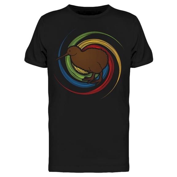 Kiwi Bird Spin Wheel Tee Men's -Image by Shutterstock