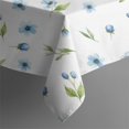 thumbnail image 4 of Pioneer Flower Floral Print Pattern Rectangle Tablecloth 60"x120", Waterproof Polyester Table Cloth, Wipeable Spillproof for Dining Camping Indoor Outdoor, 4 of 6