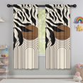 thumbnail image 5 of Blackout Kids Curtains,Black Boho Geometric and Plant Pattern Childrens Insulated Curtains Set Of 2,Bedroom Essentials,Toddler Room Decor 42x63in(106x160cm), 5 of 5