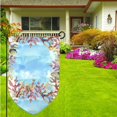 thumbnail image 3 of Wukai Sea and Fish Print Garden Flag 12.5x18 Inch Double Sided Sun-resistant Rain-resistant, Wrinkle-resistant Colorfast(Only Flag), 3 of 7
