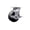Swivel - Top Lock Brake  - Black, variant on 5 Inch SS Glass Filled Nylon Caster Set with Roller Bearing 2 Swivel 2 Rigid SCC