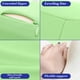 thumbnail image 5 of Almohada de espuma verde, almohada para dormir, rebote lento, 5 of 6