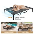 thumbnail image 4 of PETIZER Elevated Dog Bed, Cooling Raised Pet Cot with Breathable Waterproof Mesh, Sturdy Indoor & Outdoor Dog Bed, 4 of 8