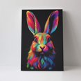 thumbnail image 4 of 16x24 inch Children'S Room Decorative Painting Colorful Rabbit,Home Room Decor Children'S Room Accessory,Indoor Bedroom,Living Room,Study Wall Art Decor Posters & Prints,Gift For Rabbit Lover, 4 of 6