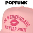 thumbnail image 4 of Mean Girls Wednesdays We Wear Pink Foam Snapback Trucker Hat - Unisex for Men and Women, 4 of 5